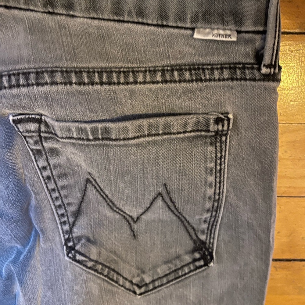 MOTHER Women's Gray Jeans size 28 - Picture 5 of 7